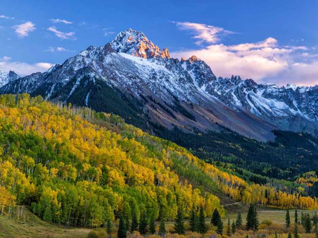 斯奈费尔斯山，里奇韦附近的圣胡安山脉，科罗拉多州，美国