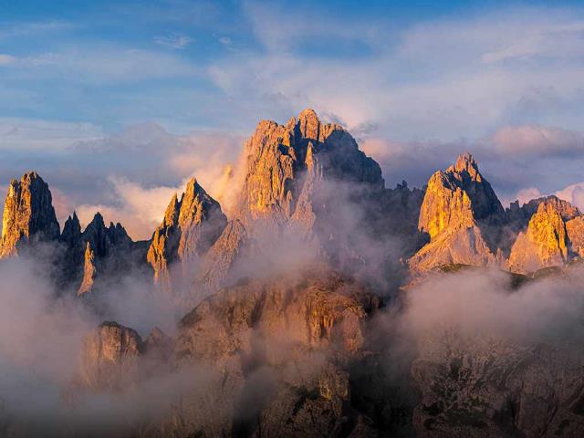 米苏里纳群峰，多洛米蒂山脉，威尼托大区，意大利